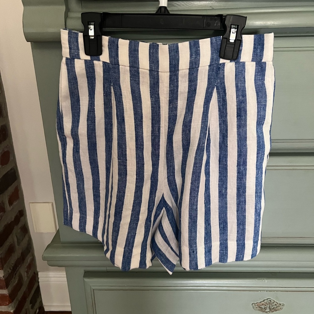 Boden Hampstead Linen Shorts size 2 EUC